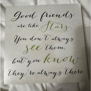 Cute wall plaque for that special friend.